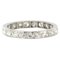 1 Carat Diamond Platinum Eternity Band Ring, Image 1