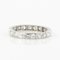 1 Carat Diamond Platinum Eternity Band Ring 4