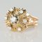 Diamond 18 Karat Rose Gold Radiant Ring, 1960s 3