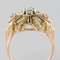 Diamond 18 Karat Rose Gold Radiant Ring, 1960s 8