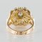 Diamond 18 Karat Rose Gold Radiant Ring, 1960s 11