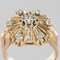 Diamond 18 Karat Rose Gold Radiant Ring, 1960s 5