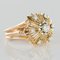 Diamond 18 Karat Rose Gold Radiant Ring, 1960s 10