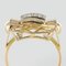0.20 Carat Diamond Yellow Gold Ring, 1940s 5
