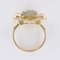 0.20 Carat Diamond Yellow Gold Ring, 1940s 13