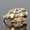 Ring aus 0.20 Karat Gelbgold mit Diamanten, 1940er 11