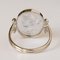 Anillo Cameo Moonstone antiguo de oro blanco, Imagen 12