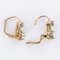 Diamonds 18 Karat Rose White Gold Lever- Back Earrings by Front, 1930s 8