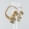 Diamonds 18 Karat Rose White Gold Lever- Back Earrings by Front, 1930s 4