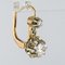 Diamonds 18 Karat Rose White Gold Lever- Back Earrings by Front, 1930s 5
