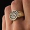 Masonic Yellow Gold Platinum Signet Man Ring, 1960s 4