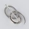 Diamonds 18 Karat White Gold Brooch by Front, 1970s, Image 15