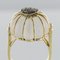 Diamonds Ring aus Bergkristall in Gelbgold, 1960er 11