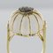 Diamonds Rock Crystal Yellow Gold Ring, 1960s, Image 11