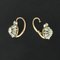 19th Century Rose Gold and Diamond Drop Earrings by Front 13