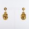14 Karat Yellow Gold Dangle Earrings, 1960s, Image 6