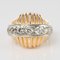 Vintage Gadroons Diamond 18 Karat Yellow Gold Ring, 1950s 7