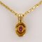 Modern Ruby Diamond 18 Karat Yellow Gold Pendant and Chain 9