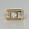 Bague Tank Diamond Jaune 18 Carats, 1950s 9