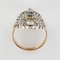 19th Century French 18 Karat Yellow Gold Silver Sapphire Diamond Ring 10