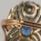 19th Century French 18 Karat Yellow Gold Silver Sapphire Diamond Ring, Image 12