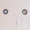 Moonstones Diamond Silver Round Shape Stud Earrings, Image 3