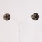 Moonstones Diamond Silver Round Shape Stud Earrings, Image 9