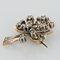 19th Century French Diamond Rose Gold Tree Brooch by Silver 8