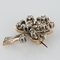 19th Century French Diamond Rose Gold Tree Brooch by Silver, Image 8