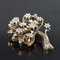 19th Century French Diamond Rose Gold Tree Brooch by Silver 10