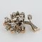 19th Century French Diamond Rose Gold Tree Brooch by Silver, Image 7