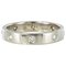 Modern 0.24 Carat Diamond Platinum Band Wedding Ring, Image 1