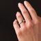 Modern 0.24 Carat Diamond Platinum Band Wedding Ring, Image 5