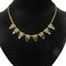 French Art Deco Yellow Gold and White Gold Drapery Necklace 2