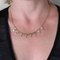 French Art Deco Yellow Gold and White Gold Drapery Necklace 3