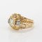 Rose Gold and Diamond Dome Ring, 1960s, Image 3