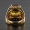 French Citrine Yellow Gold Ring, 1960s, Image 5