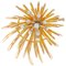 Spilla Retro con diamanti color oro floreale, Francia, Immagine 1