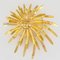 Spilla Retro con diamanti color oro floreale, Francia, Immagine 3