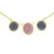 Collier Vermeil Jaune Antique par Fontana, Italie 1