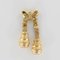 Bow and Tassels 18 Karat Yellow Gold Pendant, 1950s 5