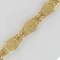 French 18 Karat Yellow Gold Bracelet with Floral Motifs, 1900s 3