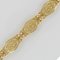 French 18 Karat Yellow Gold Bracelet with Floral Motifs, 1900s, Image 3