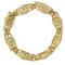 French 18 Karat Yellow Gold Bracelet with Floral Motifs, 1900s, Image 1