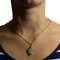 Engraved Emerald and 18 Karat Gold Pendant Charm, 1960s, Image 2
