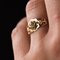 French 19th Century 18 Karat Rose and Yellow Gold Promise Ring 5