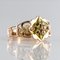 French 19th Century 18 Karat Rose and Yellow Gold Promise Ring 7