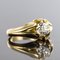 19th Century 0.80 Carat Diamond and 18 Karat Yellow Gold Bangle Ring 4