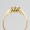 19th Century 0.80 Carat Diamond and 18 Karat Yellow Gold Bangle Ring 8