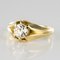 19th Century 0.80 Carat Diamond and 18 Karat Yellow Gold Bangle Ring, Image 7